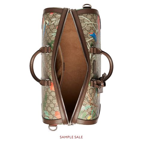 gucci tian supreme duffle